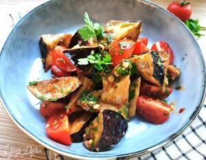 Fried Eggplant Salad